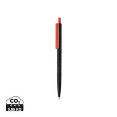 Vue Stylo X3 finition gomme noire de couleur rouge| Krokrodeal