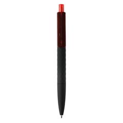 Vue Stylo X3 finition gomme noire de couleur rouge| Krokrodeal