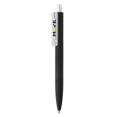 Vue Stylo X3 finition gomme noire de couleur noir| Krokrodeal