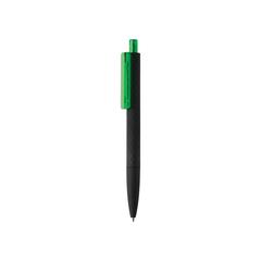 Vue Stylo X3 finition gomme noire de couleur vert| Krokrodeal