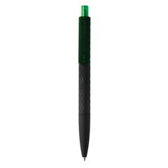 Vue Stylo X3 finition gomme noire de couleur vert| Krokrodeal