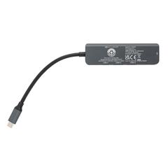 Vue Hub avec entrée HDMI en aluminium recyclé Terra RCS de couleur gris| Krokrodeal
