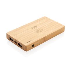 Vue Batterie de secours 4000 mAh à induction 5W de couleur marron| Krokrodeal