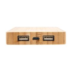 Vue Batterie de secours 4000 mAh à induction 5W de couleur marron| Krokrodeal