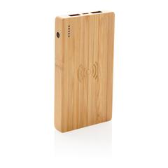 Vue Batterie de secours 4000 mAh à induction 5W de couleur marron| Krokrodeal