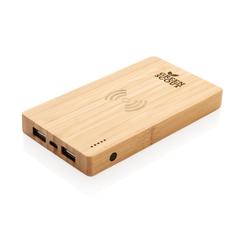 Vue Batterie de secours 4000 mAh à induction 5W de couleur marron| Krokrodeal