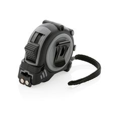 Vue Mètre ruban Grip 5M/19mm en plastique recyclé RCS de couleur gris| Krokrodeal