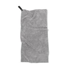Vue VINGA Serviette sèche active RPET GRS de couleur gris| Krokrodeal