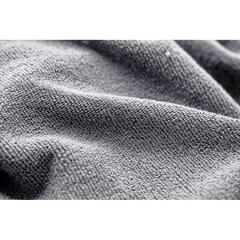 Vue VINGA Serviette sèche active RPET GRS de couleur gris| Krokrodeal