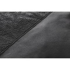 Vue VINGA Serviette sèche active RPET GRS de couleur noir| Krokrodeal