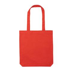 Vue Sac tote en toile recyclée 285 g/m² Impact Aware™ de couleur rouge| Krokrodeal