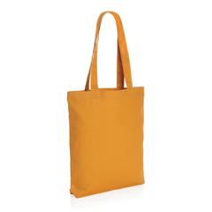 Vue Sac tote en toile recyclée 285 g/m² Impact Aware™ de couleur orange| Krokrodeal