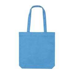 Vue Sac tote en toile recyclée 285 g/m² Impact Aware™ de couleur bleu| Krokrodeal