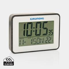 Vue Station météo et calendrier Grundig de couleur blanc| Krokrodeal