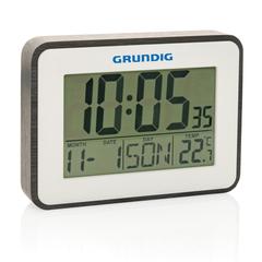 Vue Station météo et calendrier Grundig de couleur blanc| Krokrodeal