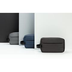 Vue Trousse de toilette Impact en rPET AWARE™ de couleur gris| Krokrodeal