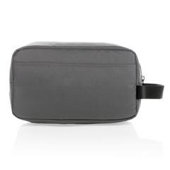 Vue Trousse de toilette Impact en rPET AWARE™ de couleur gris| Krokrodeal