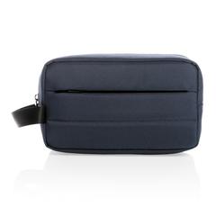 Vue Trousse de toilette Impact en rPET AWARE™ de couleur bleu| Krokrodeal