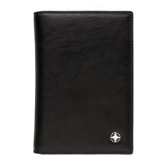 Vue Etui passeport anti RFID de couleur noir| Krokrodeal