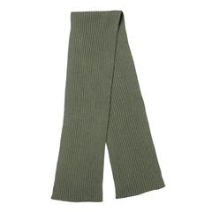 Vue Écharpe tricotée 180x25cm Impact AWARE™ Polylana® de couleur vert| Krokrodeal