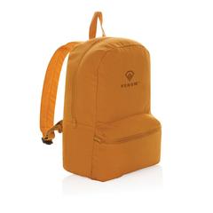 Vue Sac à dos en toile recyclée 285 g/m² Impact Aware™ de couleur orange| Krokrodeal
