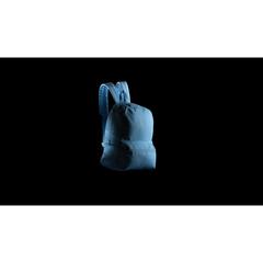 Vue Sac à dos en toile recyclée 285 g/m² Impact Aware™ de couleur bleu| Krokrodeal