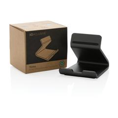 Vue Support pour tablette et téléphone en aluminium recyclé RCS de couleur gris| Krokrodeal