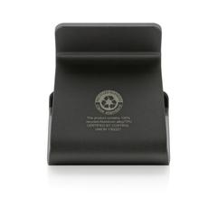 Vue Support pour tablette et téléphone en aluminium recyclé RCS de couleur gris| Krokrodeal