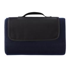 Vue Couverture pique-nique de couleur bleu| Krokrodeal