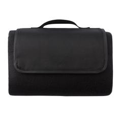 Vue Couverture pique-nique de couleur noir| Krokrodeal