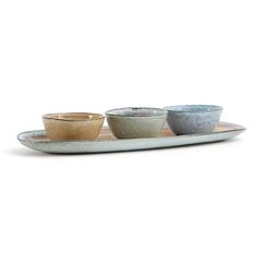 Vue VINGA Set de 3 bols Nomimono de couleur blanc| Krokrodeal