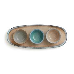 Vue VINGA Set de 3 bols Nomimono de couleur blanc| Krokrodeal
