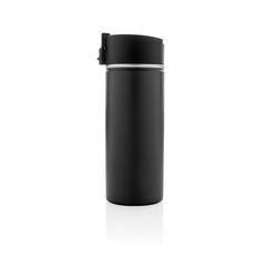 Vue Mug avec finition céramique Bogota de couleur noir| Krokrodeal