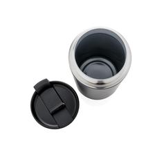 Vue Mug avec finition céramique Bogota de couleur noir| Krokrodeal