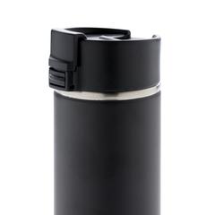 Vue Mug avec finition céramique Bogota de couleur noir| Krokrodeal