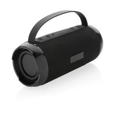 Vue Enceinte étanche 6W Soundboom en plastique recyclé RCS de couleur noir| Krokrodeal