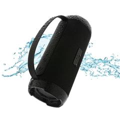 Vue Enceinte étanche 6W Soundboom en plastique recyclé RCS de couleur noir| Krokrodeal
