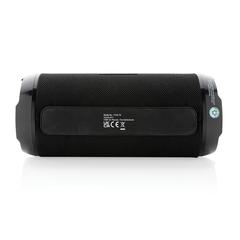 Vue Enceinte étanche 6W Soundboom en plastique recyclé RCS de couleur noir| Krokrodeal
