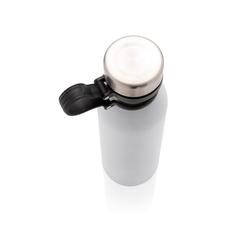 Vue Bouteille en cuivre avec dragonne de couleur blanc| Krokrodeal