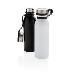 Vue Bouteille en cuivre avec dragonne de couleur blanc| Krokrodeal