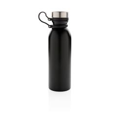 Vue Bouteille en cuivre avec dragonne de couleur noir| Krokrodeal