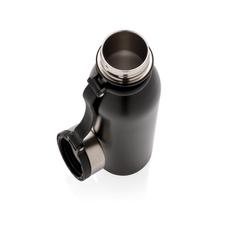 Vue Bouteille en cuivre avec dragonne de couleur noir| Krokrodeal