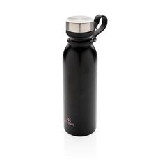 Vue Bouteille en cuivre avec dragonne de couleur noir| Krokrodeal
