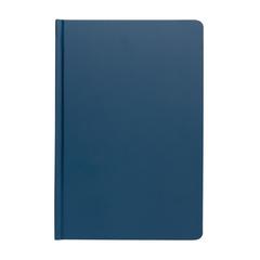 Vue Carnet A5 à couverture rigide en papier de pierre IMPACT de couleur bleu| Krokrodeal