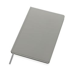 Vue Carnet A5 à couverture rigide en papier de pierre IMPACT de couleur gris| Krokrodeal