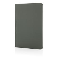 Vue Carnet A5 à couverture rigide en papier de pierre IMPACT de couleur vert| Krokrodeal