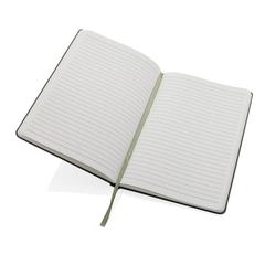 Vue Carnet A5 à couverture rigide en papier de pierre IMPACT de couleur vert| Krokrodeal