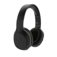 Vue Casque sans fil JAM en plastique recyclé RCS de couleur noir| Krokrodeal