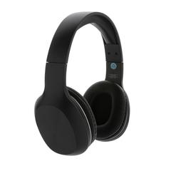 Vue Casque sans fil JAM en plastique recyclé RCS de couleur noir| Krokrodeal