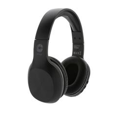 Vue Casque sans fil JAM en plastique recyclé RCS de couleur noir| Krokrodeal